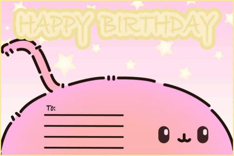 周旻欣 - 生日賀卡
