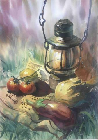 霽月繪圖工作室 - 水彩靜物