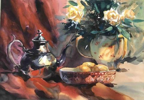 霽月繪圖工作室 - 水彩靜物