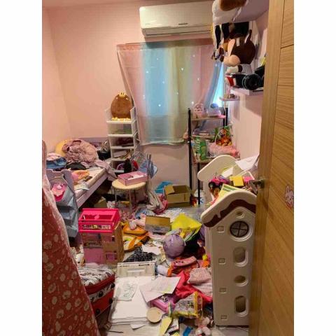 莫整理起來！整理師小莫 - 小孩房 before 