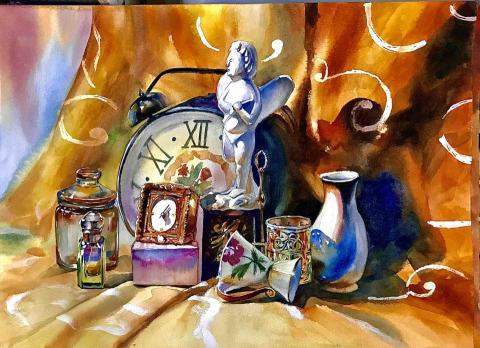 霽月繪圖工作室 - 水彩靜物