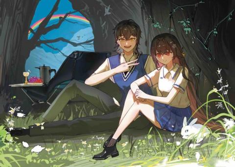 霽月繪圖工作室 - 雙人插圖