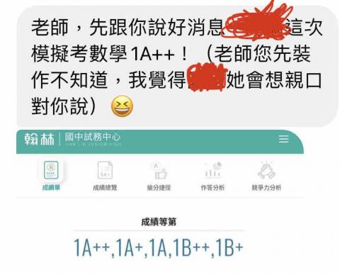 吳俐儒 - 數學模擬考A++
