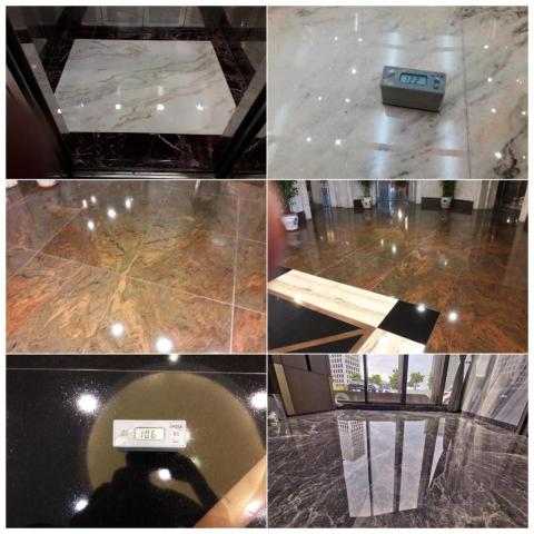 日盛發清潔集團 - 龍邦世貿大樓大廳拋光晶化