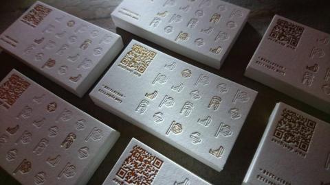 木子設計Mutzu design - 燙金質感名片