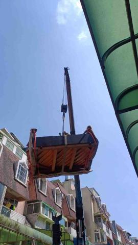 心專業搬家公司-全心企業社 - 吊車搬運