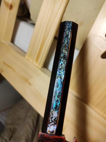 吳恩強 - 刀柄漆藝塗裝