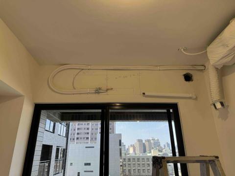 旻洋冷氣空調有限公司 - 配合裝潢 管線及排水預留！