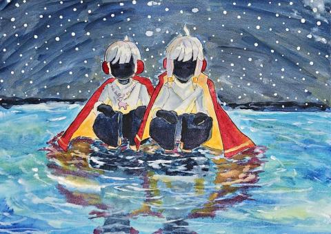 周尚緯 - 水彩插畫