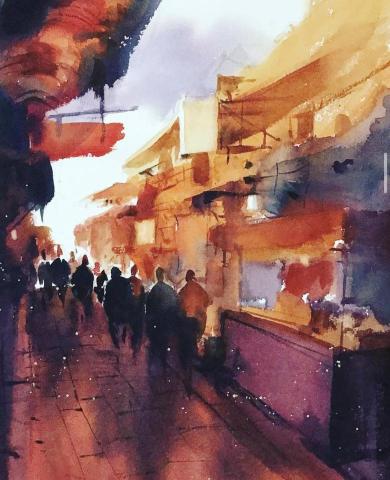 萬柔吟 - 水彩作品1