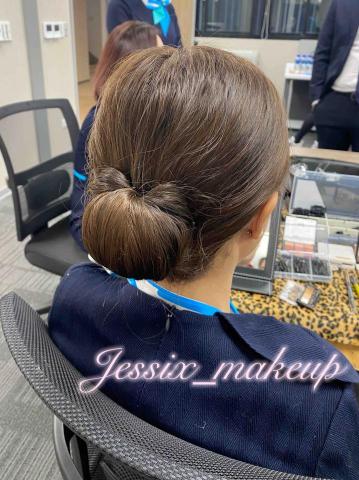 Jessie x studio潔莃工作室/彩妝造型/半永久紋 - 各種不同風格的盤髮