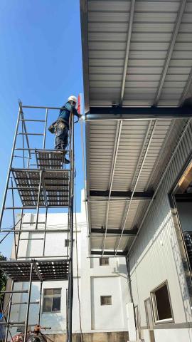 勤祥工程行 - 內溝型雨遮施作