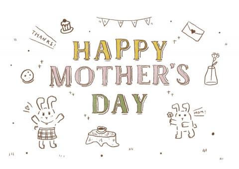 Min Chuang - 甜吻吻設計工作室-母親節賀卡插畫