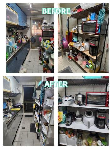 文英 - 廚房整理前後
