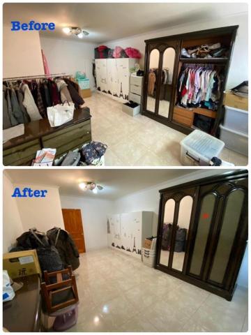 向日葵居家收納 - 更衣室整理前後