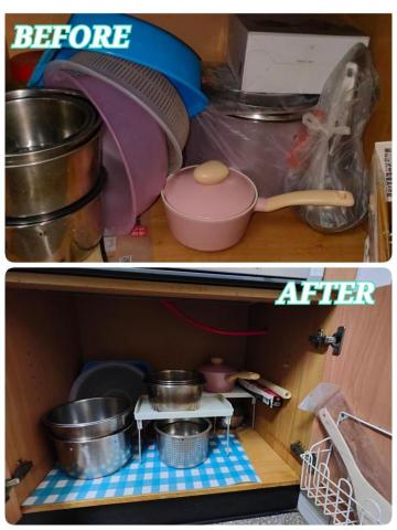 文英 - 廚房整理前後