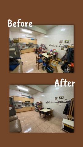 文英 - 廚房整理前後