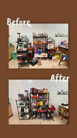 向日葵居家收納 - 廚房整理前後