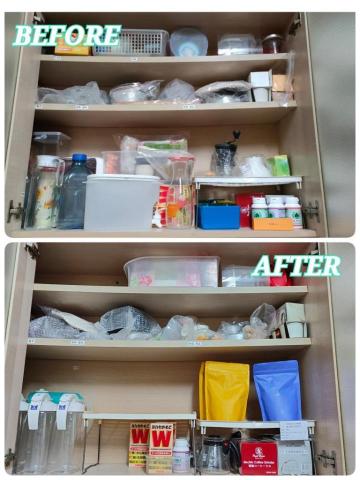 文英 - 廚房整理前後