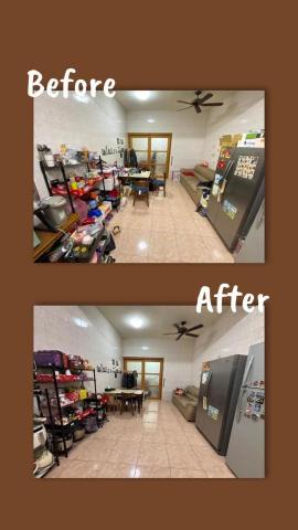 向日葵居家收納 - 廚房整理前後