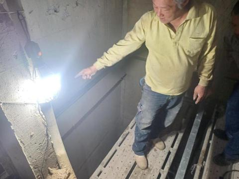 翔麟工程行 - 工地平台還沒鋪之前