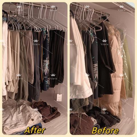 整理師小V - 狹小的閣樓衣櫥空間-褲子區