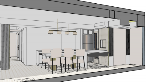 鼎創寶裝潢 - 新店設計案1