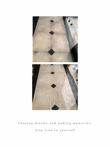 亮彩石材養護有限公司 - 前後施工照