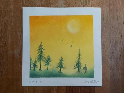 Erica - 手繪-粉彩