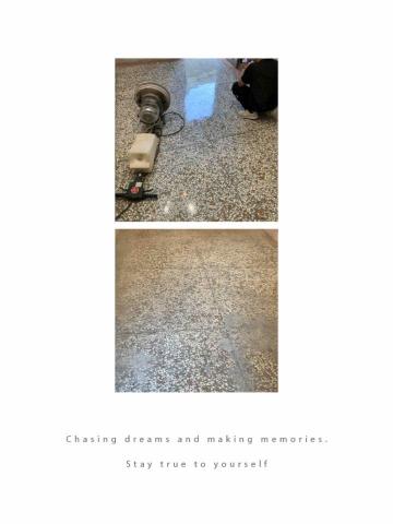 亮彩石材養護有限公司 - 前後施工照