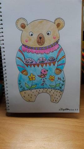 Erica - 手繪-色鉛筆