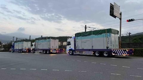 翔順起重工程有限公司 - 污水逆滲透設備運輸 桃園-福壽山農場