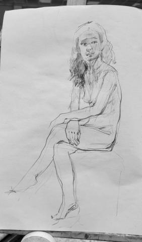 楊詠心 - 人體寫生  (20min)