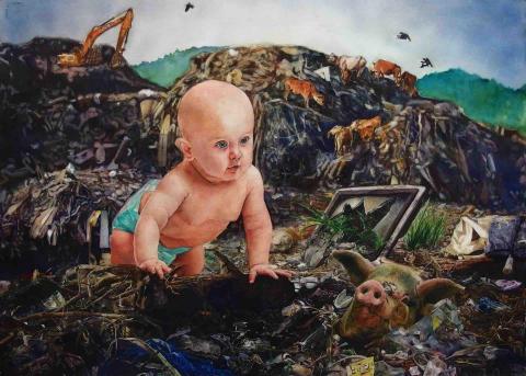 周鑫辰 - 水彩作品