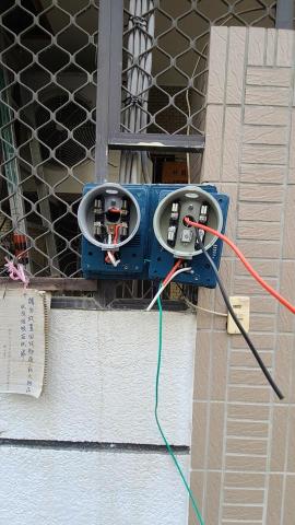 沃克曼水電泥作工程 - 新增電表與線路加大