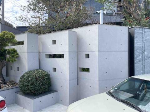  - 台中室外造景 仿清水模