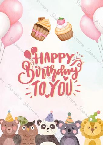 劉怡君 - 生日卡設計