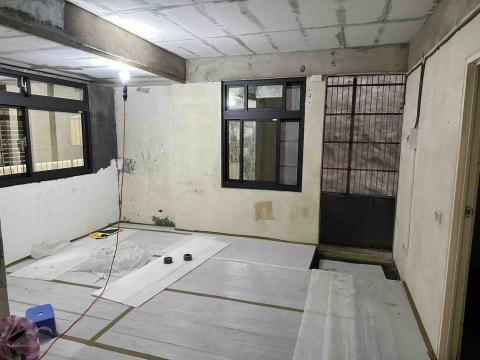 建均工程 - 施工前防護鋪設 建均工程 - 施工前防護鋪設