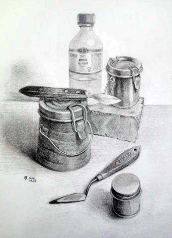 小星人俱樂部 - #鉛筆素描 #靜物 小星人俱樂部 - #鉛筆素描 #靜物