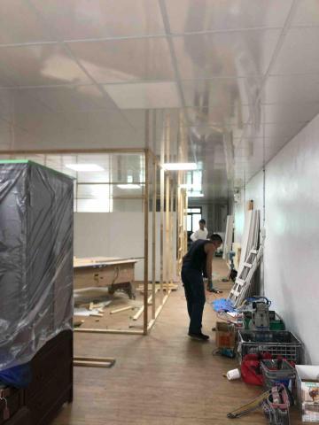 奉鳳室內裝修工程行 - 三峽的工程是隔間的部分