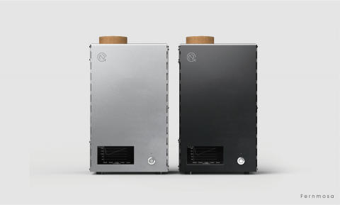 名揚設計開發工作室 - 家用烘豆機設計-利用板金工藝打造能夠烘250g的咖啡豆，內部結構設計已申請專利。測試效果能夠在烘豆後快速降溫，能夠不需另外養豆及可以直接磨豆享用咖啡。