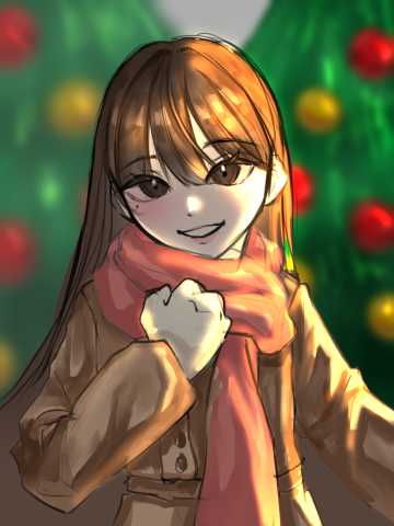 REI - 電繪-（半完成品）聖誕賀卡