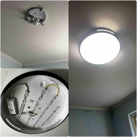 陳建宏 - 客戶自行買燈具
按照原孔距在燈具開孔安裝
測試沒問題