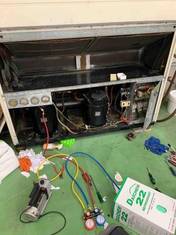 耀誠企業社 - 水冷式箱型機維修