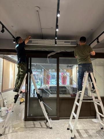 利捷空調水電 - 吊隱式送風機安裝