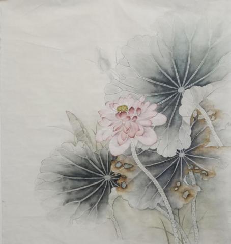 羊小美 - 工筆花