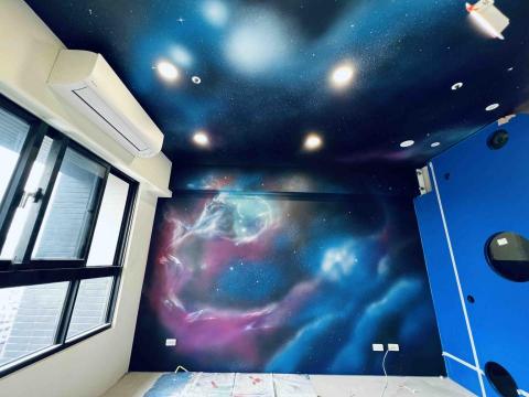 丹尼爾彩繪工作室 - 室內星空噴繪 丹尼爾彩繪工作室 - 室內星空噴繪