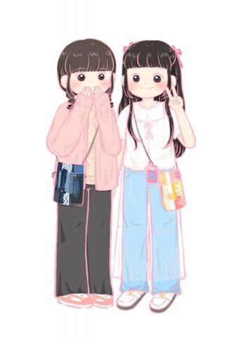 周姵琳 - 人物穿搭插畫