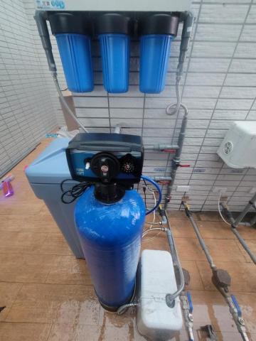 小宇 - 新戶公寓安裝橫壓馬達及全戶淨水（正反洗+軟水設備