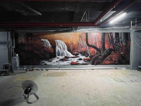 丹尼爾彩繪工作室 - 地下停車場牆面彩繪 丹尼爾彩繪工作室 - 地下停車場牆面彩繪